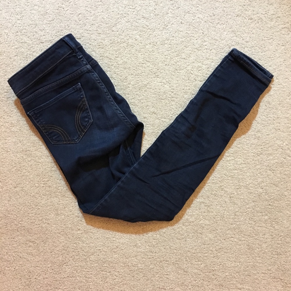 Blue Hollister jean leggings